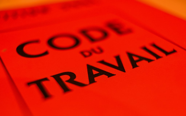 Le Code du Travail en France. ( AFP / DENIS CHARLET )