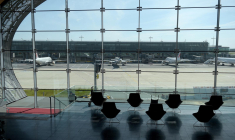 L'aéroport Paris-Charles de Gaulle le 12 mai 2020. ( AFP / ERIC PIERMONT )