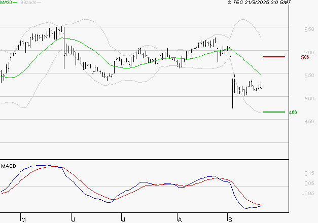 DERICHEBOURG : La tendance baissière peut reprendre