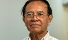 L'opposant cambodgien Kem Sokha à Phnom Penh, le 25 mai 2026 ( AFP / CHHEA Bunnarith )