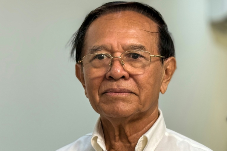 L'opposant cambodgien Kem Sokha à Phnom Penh, le 25 mai 2026 ( AFP / CHHEA Bunnarith )