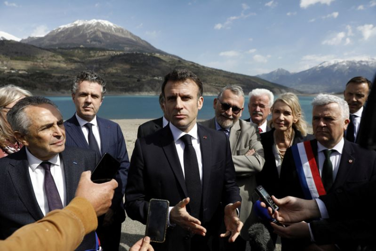 Photo du président de la République française Emmanuel Macron