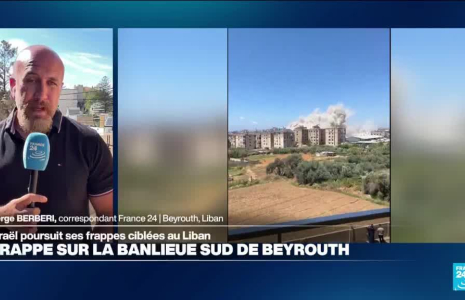 Liban : frappe israélienne au sud de Beyrouth