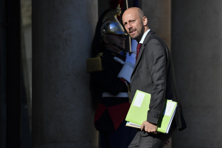 Stanilas Guerini à Paris, le 7 septembre 2023. ( AFP / JULIEN DE ROSA )