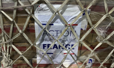 L'armée française livre une aide humanitaire à destination de Gaza