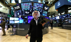 Un opérateur à la Bourse de New York le 11 août 2025 ( AFP / TIMOTHY A. CLARY )