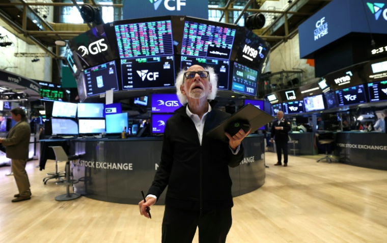 Un opérateur à la Bourse de New York le 11 août 2025 ( AFP / TIMOTHY A. CLARY )