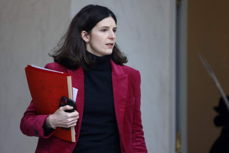 Clara Chappaz à Paris, le 15 janvier 2025. ( AFP / LUDOVIC MARIN )