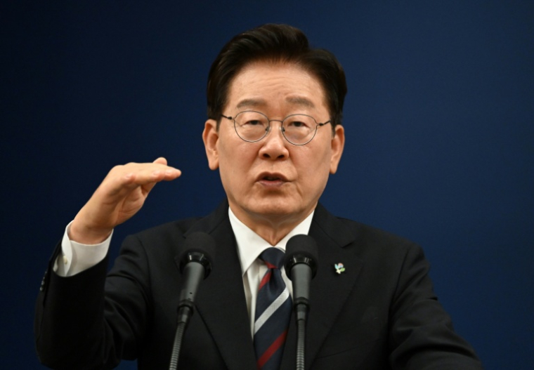 Le président sud-coréen Lee Jae Myung à Séoul le 19 juin 2026 ( AFP / Jung Yeon-je )