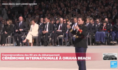 Chants et lectures lors de la cérémonie internationale des commémorations du D-Day