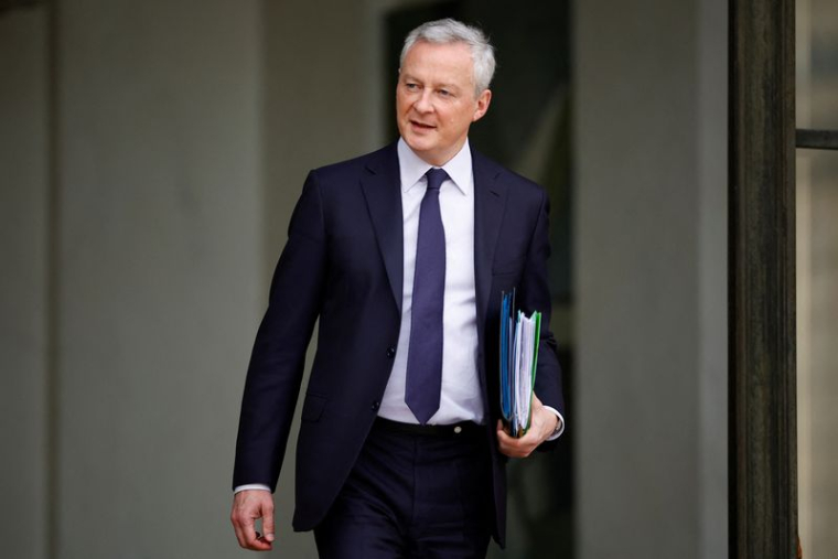 Le ministre français de l'économie Bruno le Maire à Paris