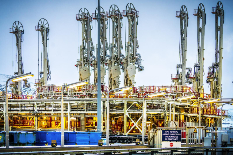 Le terminal de GNL de Melkoeya, près de Hammerfest ( NTB  / OLE BERG-RUSTEN )