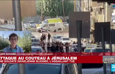 Attaque au couteau à Jérusalem-Est: une soldate israélienne blessée, l'assaillant tué