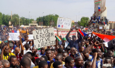 Une manifestation à Niamey