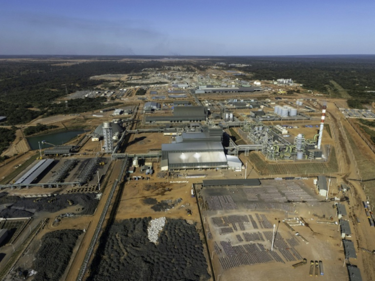 Vue aérienne du site minier de Kamoa Copper S.A. à Kolwezi dans le sud de la République démocratique du Congo (RDC) le 20 mai 2026   ( AFP / GLODY MURHABAZI )