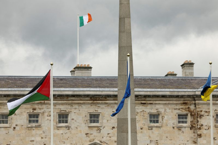 La Leinster House à Dublin, en Irlande