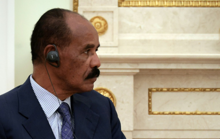 Le président erythréen Issaias Afeworki à Moscou, le 31 mai 2023 ( SPUTNIK / Mikhail Metzel )