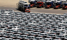 Des voitures destinées à l'export, en Chine