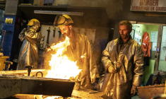 Un usine de production de "billets" d'aluminium, en Ariège (illustration) ( AFP / CHARLY TRIBALLEAU )