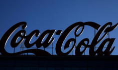 Un logo de Coca Cola à Bruxelles