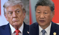 La Chine s'est dit prête à se battre "jusqu'au bout" dans la guerre commerciale qui l'oppose aux Etats-Unis.  ( AFP/POOL / ANDREW CABALLERO-REYNOLDS )
