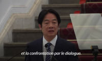 Taïwan est disposé à parler avec la Chine, affirme son président un an après son investiture