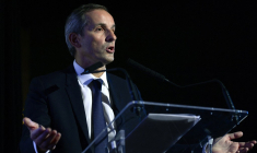 Pascal Demurger à Paris, le 18 novembre 2014. ( AFP / MIGUEL MEDINA )