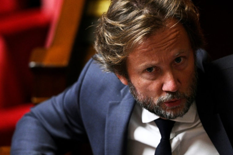Le président du groupe socialiste à l'Assemblée nationale, Boris Vallaud, le 1er juillet 2025, à l'Assemblée nationale à Paris ( AFP / JULIEN DE ROSA )