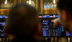 Vue à la bourse de Madrid