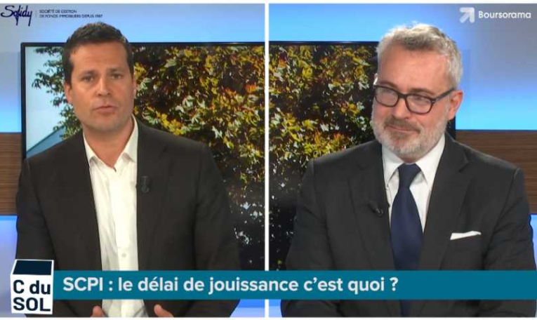 C du Solide : le délai de jouissance d’une SCPI c’est quoi ?
