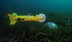 Les drones K-STER interviennent dans la dernière phase des missions afin de neutraliser les menaces sous-marines. (crédit : Exail Technologies)