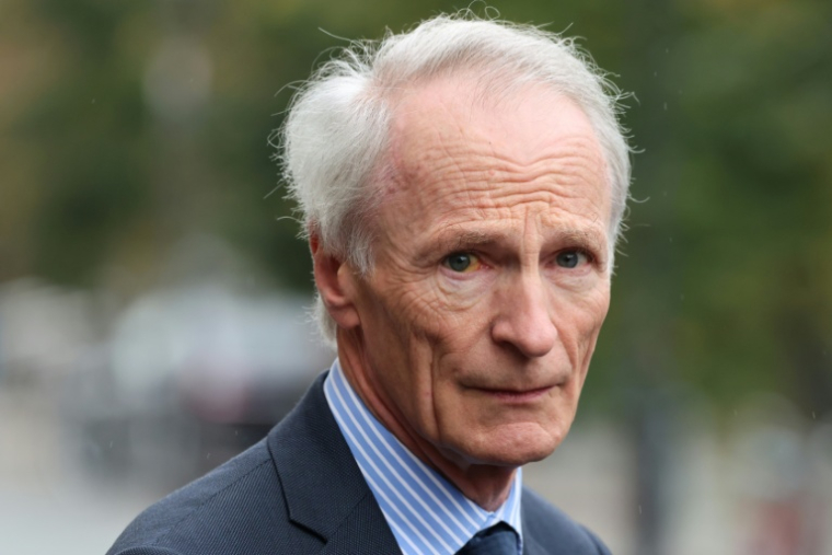 Le président du conseil d'administration de Renault, Jean-Dominique Senard, à Ljubljana le 21 octobre 2025. ( AFP / Ludovic MARIN )