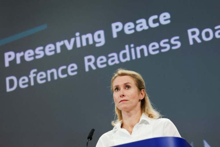 Haut représentant de l'Union pour les affaires étrangères et la politique de sécurité Kaja Kallas présente la "Feuille de route pour la préparation à la défense 2030"