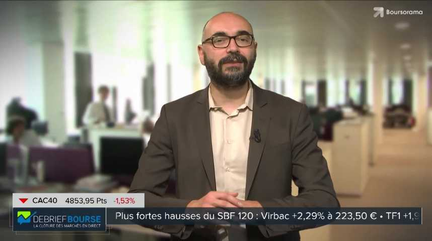 Le debrief Bourse du 21 octobre : en nette baisse, le CAC 40 repasse sous les 4900 points