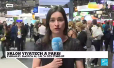 VivaTech à Paris : Emmanuel Macron au salon des des start-up