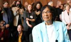 Navi Pillay à Nuremberg le 9 octobre 2026 ( AFP / Frank BOXLER )