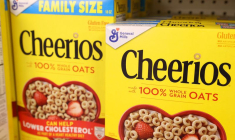 Des paquets de Cheerios, une marque appartenant à General Mills