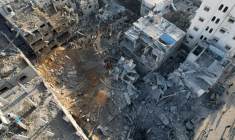 Un site de frappes israéliennes