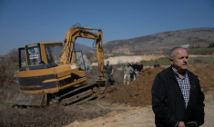 Halit Krendali, le 11 mars 2026 à Rahovec, au Kosovo ( AFP / Armend NIMANI )