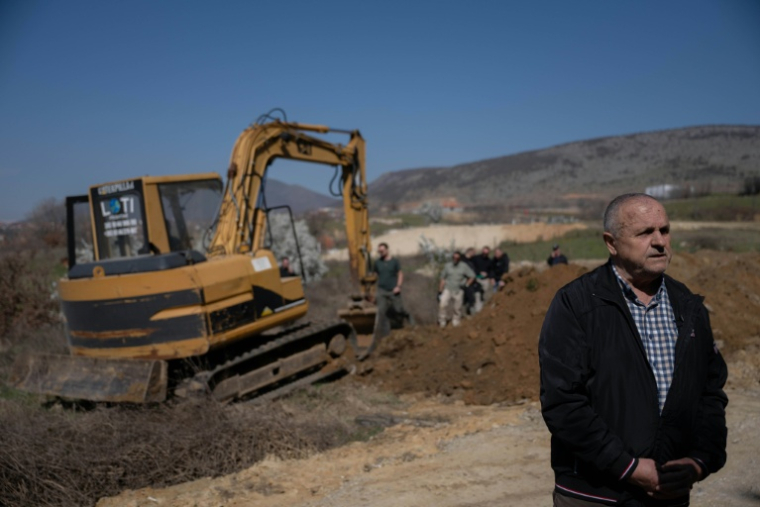 Halit Krendali, le 11 mars 2026 à Rahovec, au Kosovo ( AFP / Armend NIMANI )