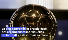 Football: le Ballon d'Or entre au Musée Grévin