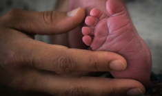 De janvier à novembre 2025, le nombre de naissances quotidien moyen a reculé de 2,4% par rapport à la même période en 2024 et pourrait atteindre un nouveau point bas historique sur l'ensemble de l'année, selon l'Insee ( AFP / LOIC VENANCE )