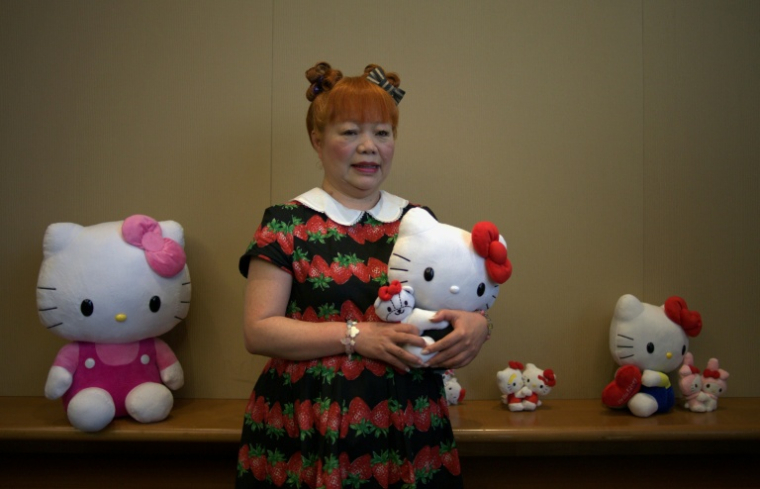 La designeuse de Hello Kitty, Yuko Yamaguchi, le 17 juillet 2014 à Hong Kong ( AFP / aaron tam )
