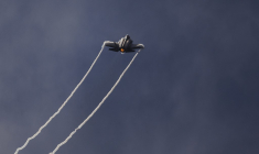 Un chasseur F-35 de Lockheed Martin (illustration) ( GETTY IMAGES NORTH AMERICA / JAMES GILBERT )