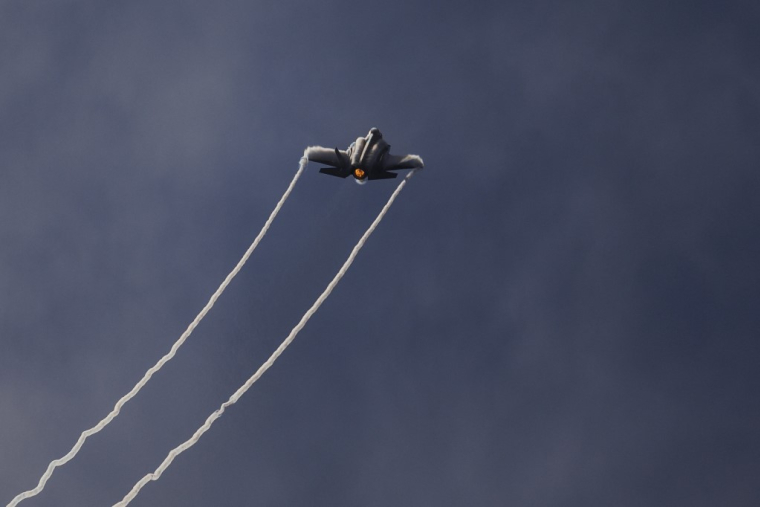 Un chasseur F-35 de Lockheed Martin (illustration) ( GETTY IMAGES NORTH AMERICA / JAMES GILBERT )