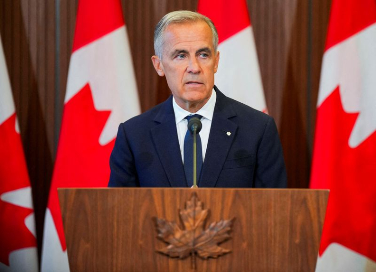 Le Premier ministre canadien Mark Carney