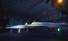 Le XB-1 en 2016 à Englewood (Colorado) ( GETTY IMAGES NORTH AMERICA/AFP / TOM COOPER )