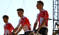 L'équipe Cofidis lors de la présentation des équipes du Tour de France