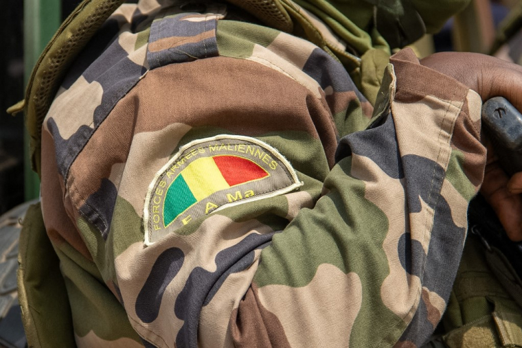 Un militaire malien à Bamako, au Mali, le 15 février 2025. ( AFP / GOUSNO )