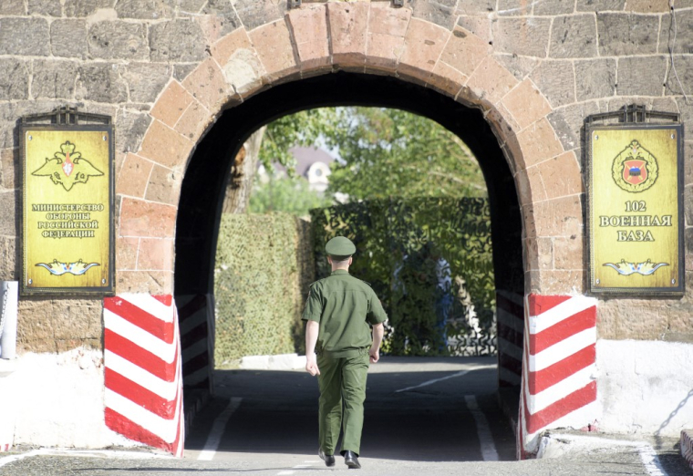 La base russe de Guymri, en Arménie. (illustration) ( AFP / KAREN MINASYAN )